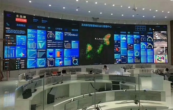 智慧城區弧形LED顯示屏