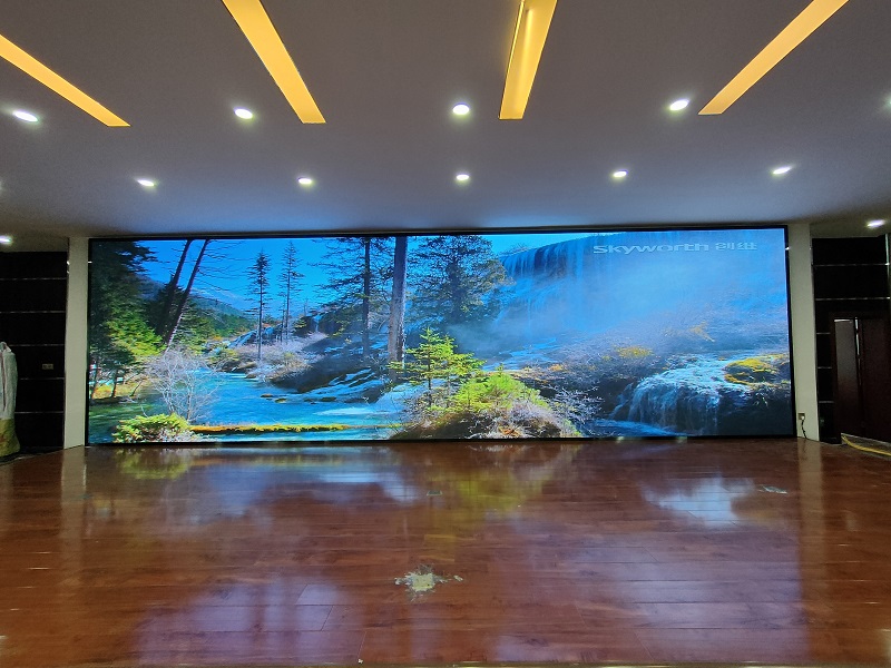 中國鋁業青海分公司室內led屏項目