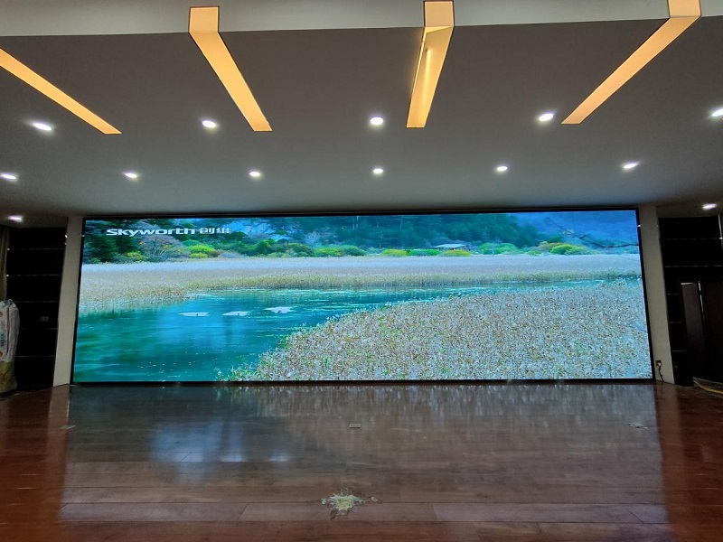 中國鋁業青海分公司室內led屏項目