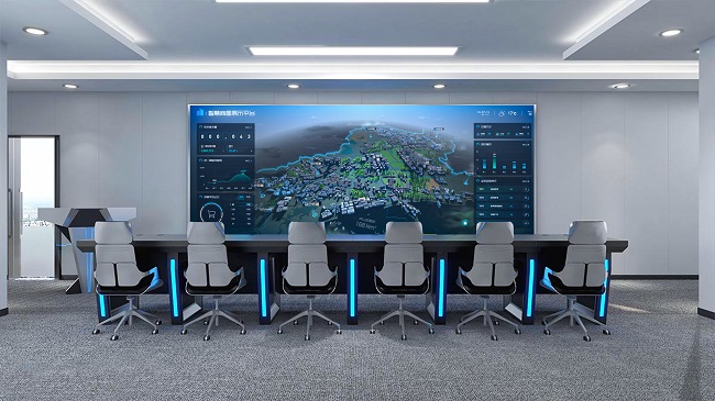 華邦瀛光電P1.25小間距LED顯示屏在監控場景的應用