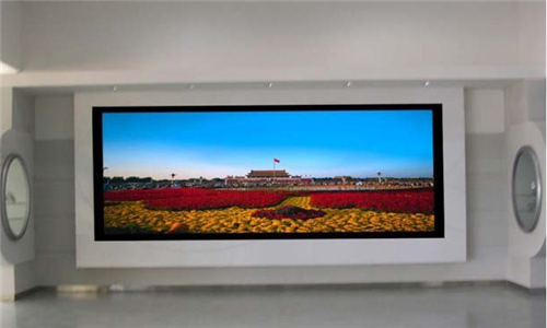 河北邯鄲某企業大廳LED顯示屏案例