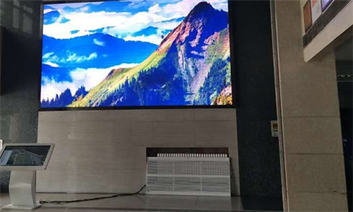 陜西某事業單位室內P2.5led顯示屏案例